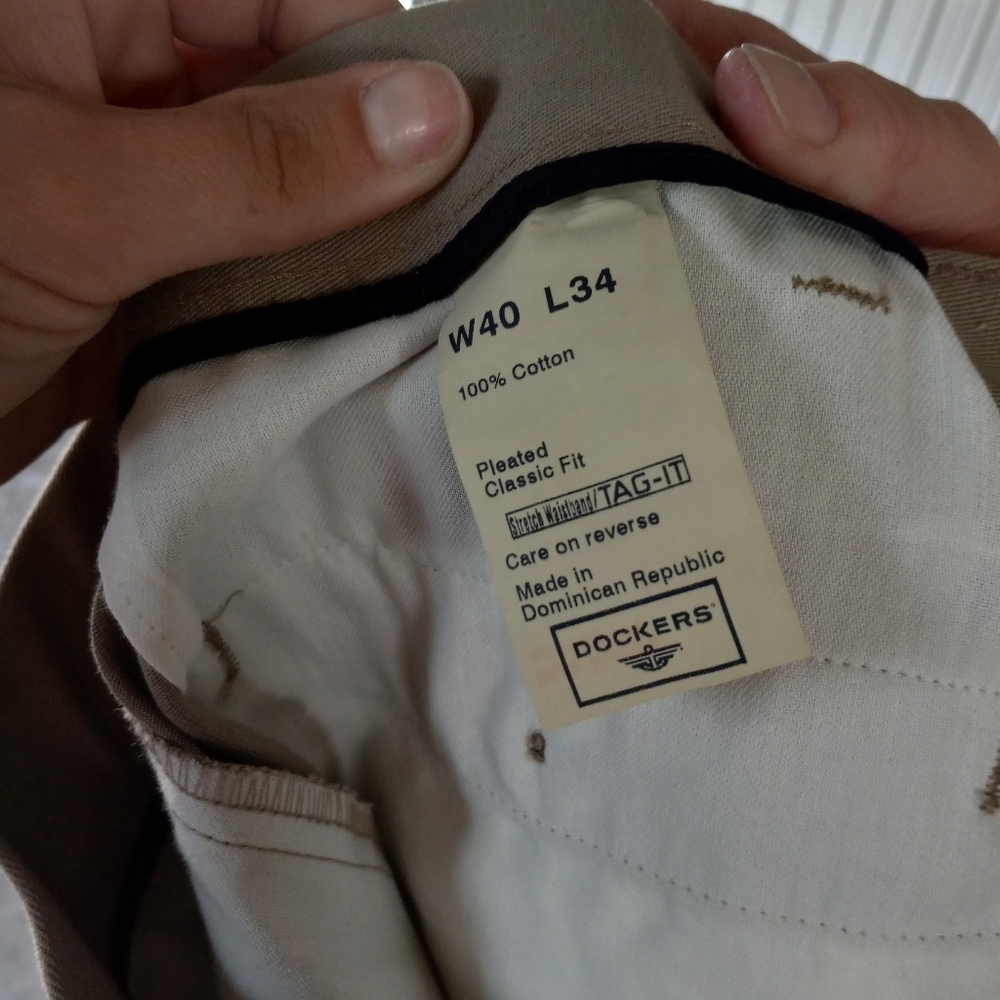 Dockers dress khaki,  40x34